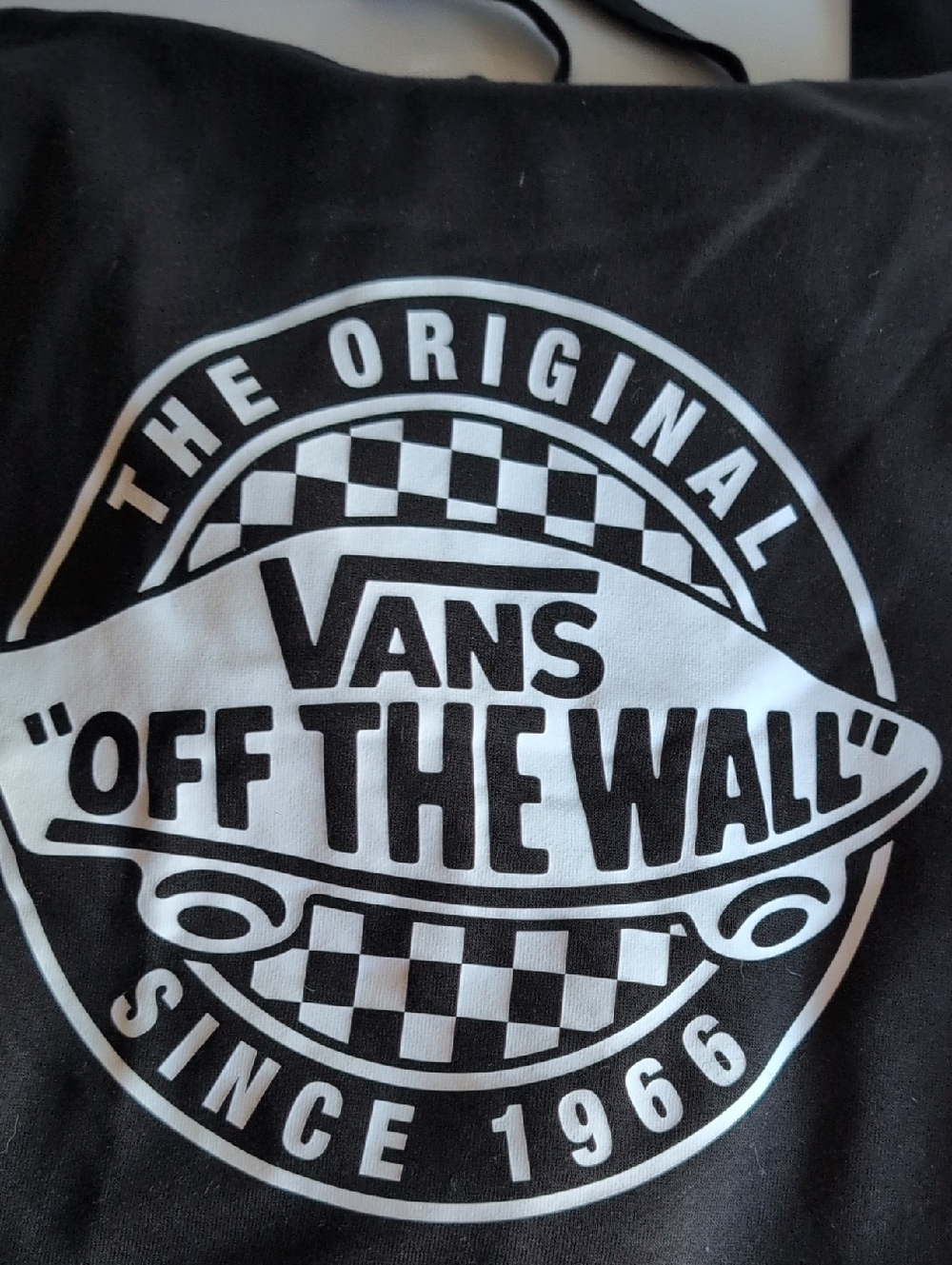 Vans Black and White 'Off The Wall' Graphic Tee
